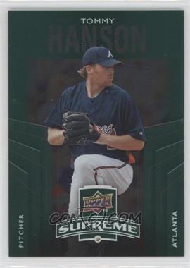 2010 Upper Deck - Supreme - Green #S-3 - Tommy Hanson