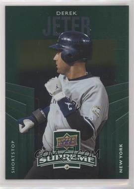 2010 Upper Deck - Supreme - Green #S-31 - Derek Jeter