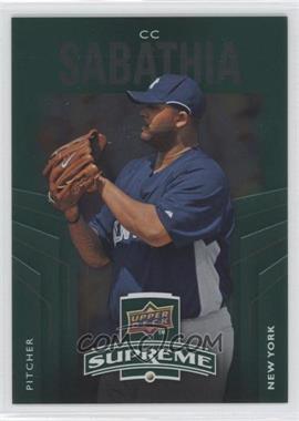 2010 Upper Deck - Supreme - Green #S-32 - CC Sabathia