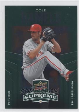 2010 Upper Deck - Supreme - Green #S-35 - Cole Hamels