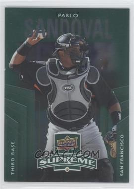 2010 Upper Deck - Supreme - Green #S-38 - Pablo Sandoval