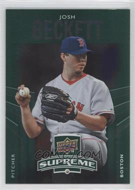 2010 Upper Deck - Supreme - Green #S-58 - Josh Beckett