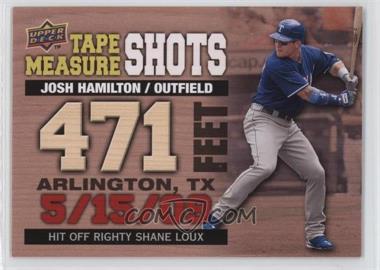 2010 Upper Deck - Tape Measure Shots #TMS-5 - Josh Hamilton