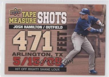 2010 Upper Deck - Tape Measure Shots #TMS-5 - Josh Hamilton