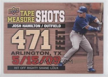 2010 Upper Deck - Tape Measure Shots #TMS-5 - Josh Hamilton