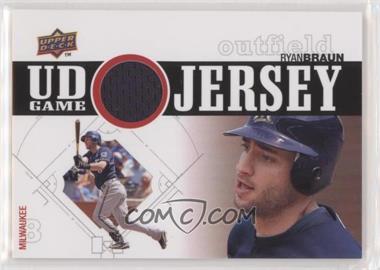 2010 Upper Deck - UD Game Jersey #UDGJ-BR - Ryan Braun