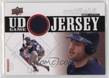 2010 Upper Deck - UD Game Jersey #UDGJ-BR - Ryan Braun