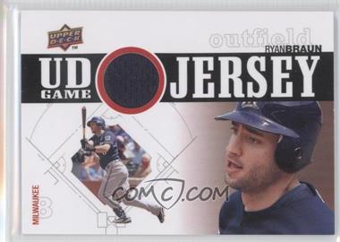 2010 Upper Deck - UD Game Jersey #UDGJ-BR - Ryan Braun