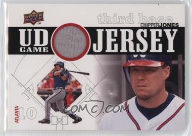 2010 Upper Deck - UD Game Jersey #UDGJ-CJ - Chipper Jones