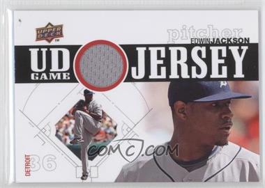 2010 Upper Deck - UD Game Jersey #UDGJ-EJ - Edwin Jackson