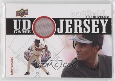 2010 Upper Deck - UD Game Jersey #UDGJ-EV - Eugenio Velez