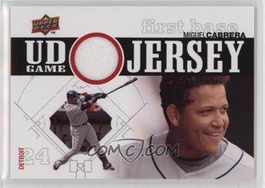 2010 Upper Deck - UD Game Jersey #UDGJ-MI - Miguel Cabrera