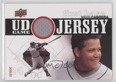 2010 Upper Deck - UD Game Jersey #UDGJ-MI - Miguel Cabrera [EX to NM]