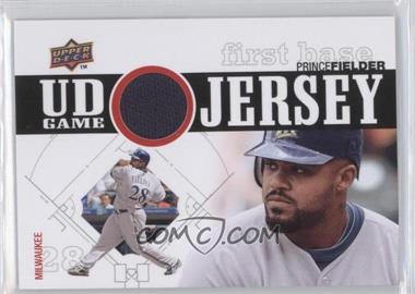 2010 Upper Deck - UD Game Jersey #UDGJ-PF - Prince Fielder