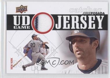 2010 Upper Deck - UD Game Jersey #UDGJ-PO - Jorge Posada