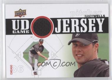 2010 Upper Deck - UD Game Jersey #UDGJ-RW - Randy Wells