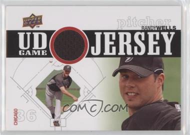 2010 Upper Deck - UD Game Jersey #UDGJ-RW - Randy Wells