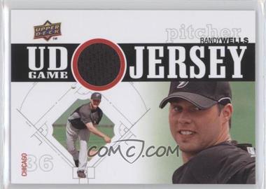 2010 Upper Deck - UD Game Jersey #UDGJ-RW - Randy Wells