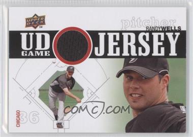 2010 Upper Deck - UD Game Jersey #UDGJ-RW - Randy Wells