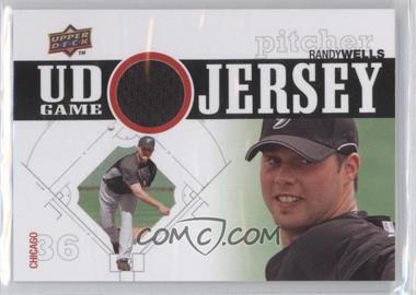 2010 Upper Deck - UD Game Jersey #UDGJ-RW - Randy Wells