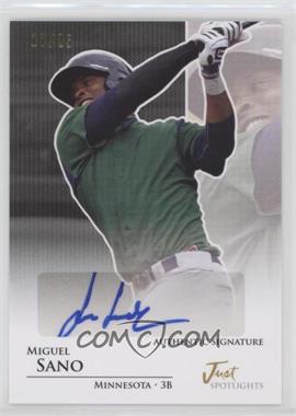 2011-12 Just Spotlights - [Base] - Black #JS-7 - Miguel Sano /25