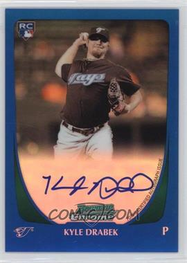 2011 Bowman - [Base] - Chrome Blue Refractor Rookie Autographs #201 - Kyle Drabek /250