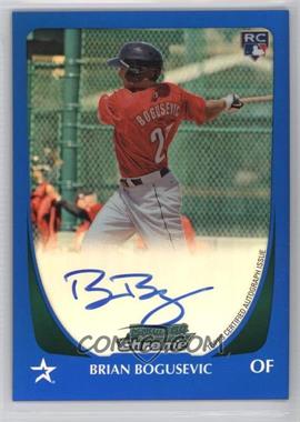 2011 Bowman - [Base] - Chrome Blue Refractor Rookie Autographs #209 - Brian Bogusevic /250