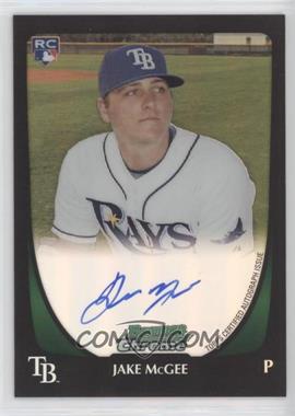2011 Bowman - [Base] - Chrome Refractor Rookie Autographs #191 - Jake McGee /500 [EX to NM]
