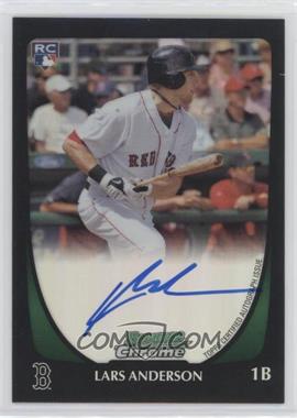 2011 Bowman - [Base] - Chrome Refractor Rookie Autographs #192 - Lars Anderson /500