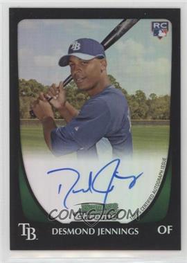 2011 Bowman - [Base] - Chrome Refractor Rookie Autographs #203 - Desmond Jennings /500