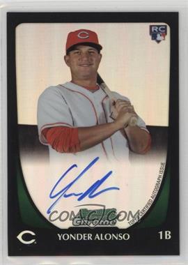 2011 Bowman - [Base] - Chrome Refractor Rookie Autographs #210 - Yonder Alonso /500