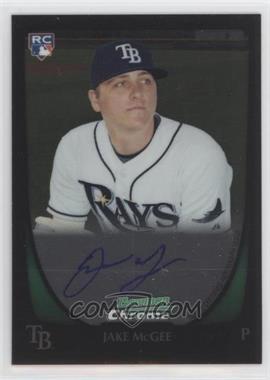 2011 Bowman - [Base] - Chrome Rookie Autographs #191 - Jake McGee [EX to NM]