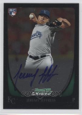 2011 Bowman - [Base] - Chrome Rookie Autographs #195 - Jeremy Jeffress