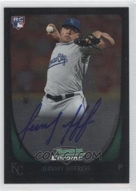 2011 Bowman - [Base] - Chrome Rookie Autographs #195 - Jeremy Jeffress