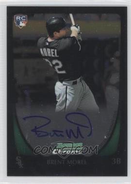 2011 Bowman - [Base] - Chrome Rookie Autographs #196 - Brent Morel