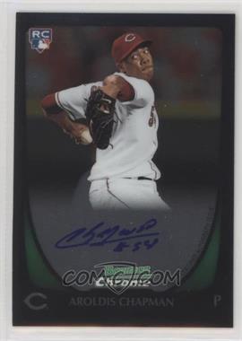 2011 Bowman - [Base] - Chrome Rookie Autographs #197 - Aroldis Chapman