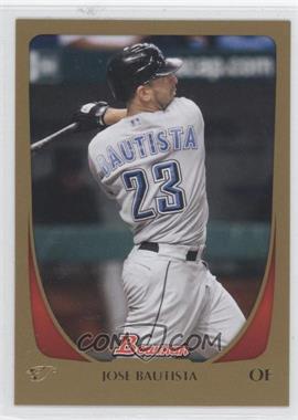 2011 Bowman - [Base] - Gold #136 - Jose Bautista