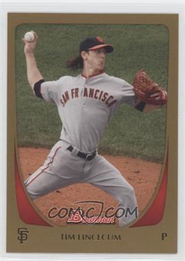 2011 Bowman - [Base] - Gold #141 - Tim Lincecum