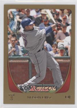 2011 Bowman - [Base] - Gold #148 - Nelson Cruz