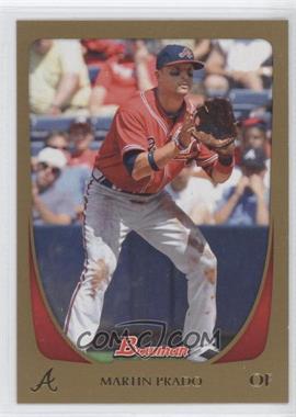 2011 Bowman - [Base] - Gold #149 - Martin Prado