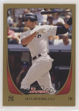 2011 Bowman - [Base] - Gold #170 - Alex Rodriguez