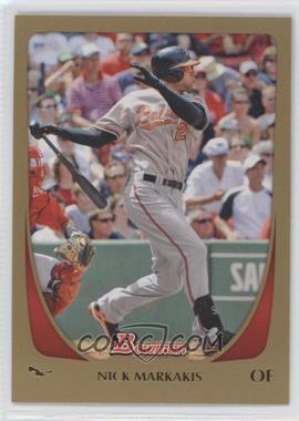 2011 Bowman - [Base] - Gold #171 - Nick Markakis