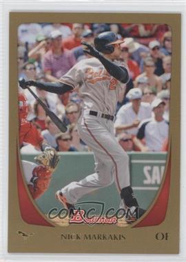 2011 Bowman - [Base] - Gold #171 - Nick Markakis