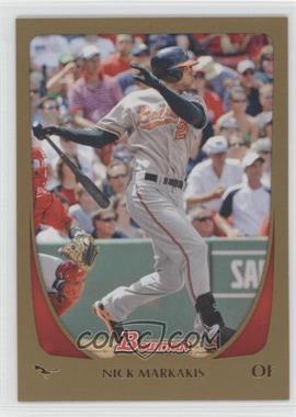 2011 Bowman - [Base] - Gold #171 - Nick Markakis