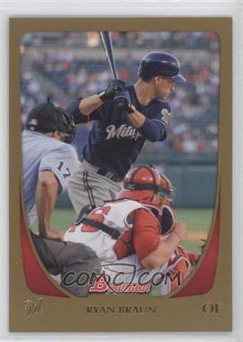 2011 Bowman - [Base] - Gold #175 - Ryan Braun