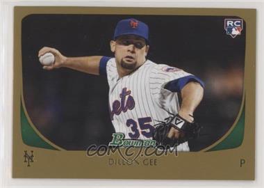 2011 Bowman - [Base] - Gold #212 - Dillon Gee [EX to NM]