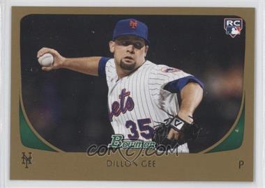 2011 Bowman - [Base] - Gold #212 - Dillon Gee