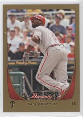 2011 Bowman - [Base] - Gold #33 - Ryan Howard