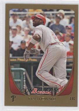 2011 Bowman - [Base] - Gold #33 - Ryan Howard