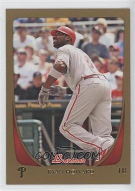 2011 Bowman - [Base] - Gold #33 - Ryan Howard